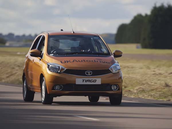 Tata Tiago Part Of Jaguar Land Rover Autonomous Tech Programme