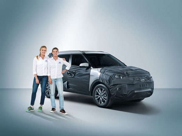 Hyundai Creta Facelift Seen With Connected Grille