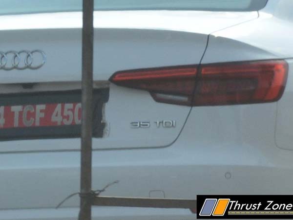 Spy Pics: Audi A4 35 TDI Spotted Testing In India