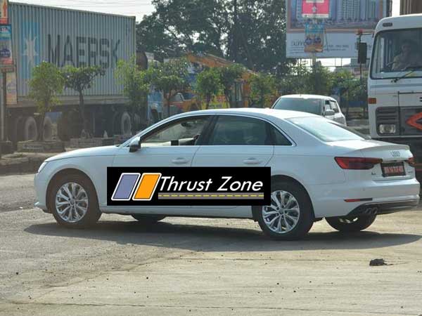 Spy Pics: Audi A4 35 TDI Spotted Testing In India