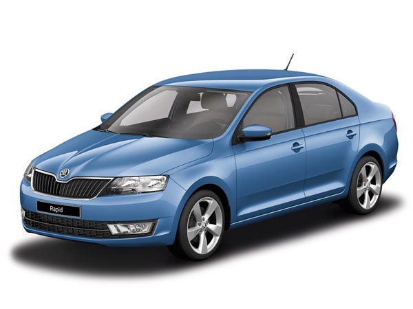 Spotted: 2017 Skoda Rapid Dressed In Red At Dealer Yard