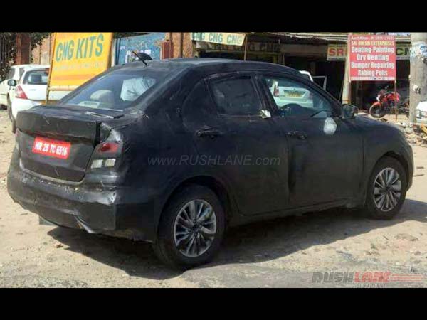 2017 Maruti Suzuki Swift Dzire Spotted — Captured In Up-Close Images