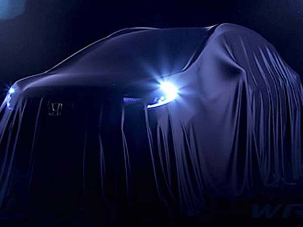 Honda Teases WR-V Jazz Crossover Ahead Of Global Debut