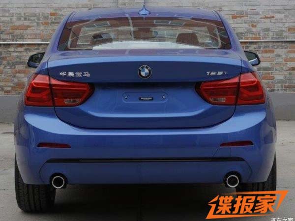 BMW 1 Series Sedan Interior Revealed