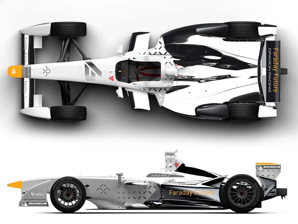 Faraday Future Reveals Specification For Its Formula E Race Car
