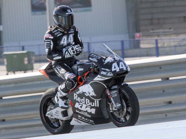 Moto2: Binder And Oliveira Tests The KTM Moto2 Machine