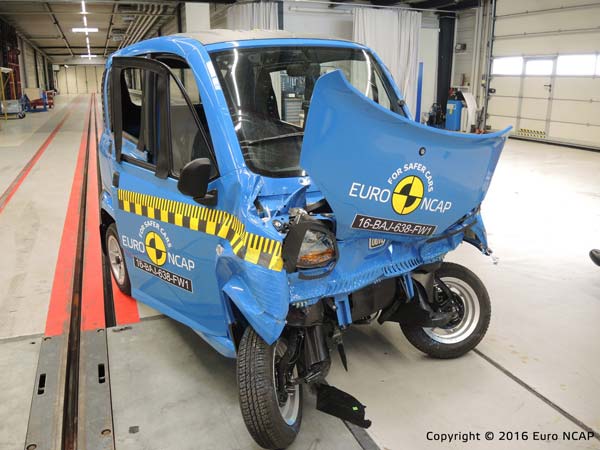 Bajaj Qute Earns One Star Rating At Global NCAP Tests