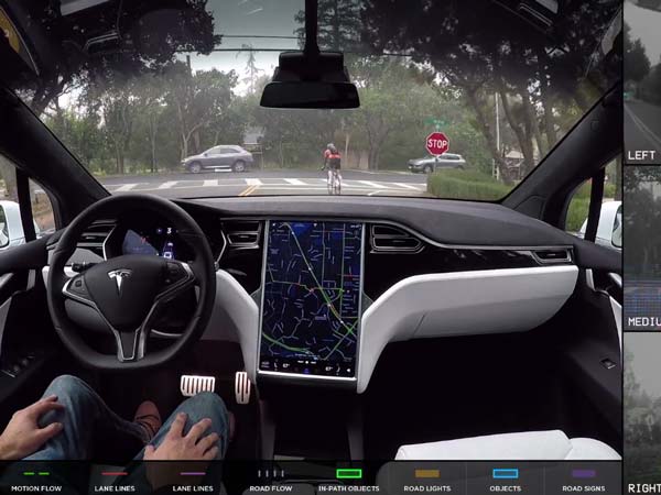 Tesla’s New Demo Emphasises Self-Driving Technology