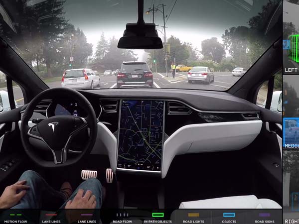 Tesla’s New Demo Emphasises Self-Driving Technology