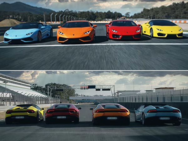 Every Lamborghini Huracan Variant Goes Drifting In Brilliant Ad