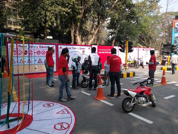 Honda Road Safety Programme Conducted At Indian International Trade Fair