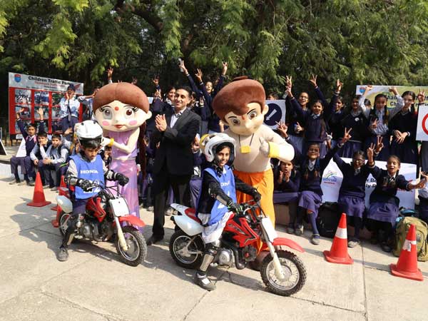Honda Road Safety Programme Conducted At Indian International Trade Fair