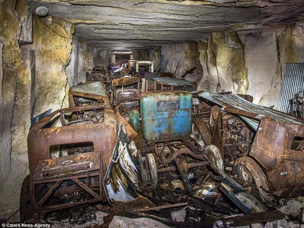 Cars Hidden From Hitler Found In A Quarry In France
