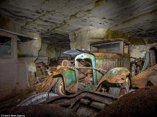 Cars Hidden From Hitler Found In A Quarry In France
