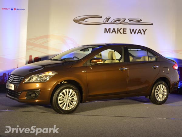 Updated Maruti Ciaz Sedan To Be Sold Exclusively At NEXA By March 2017