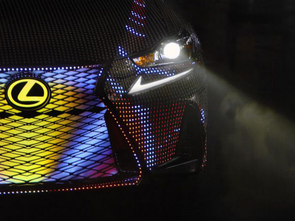 2017 Lexus LIT IS Is Covered In 41,999 LEDs