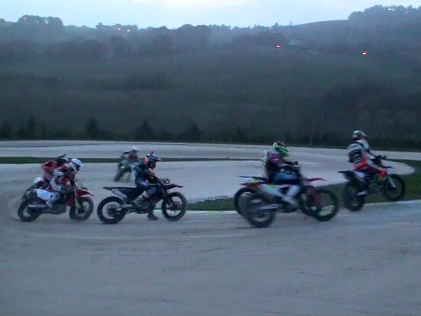 Watch Valentino Rossi And Brad Baker Battle It Out On Rossi’s MotoRanch