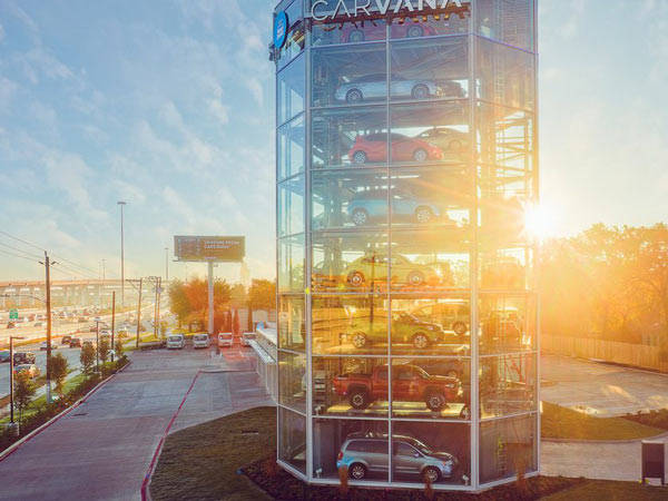 Carvana Opens 8-Story Tall Car Vending Machine In Houston, Texas