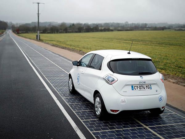 World's First Solar Panel Road Opens In France
