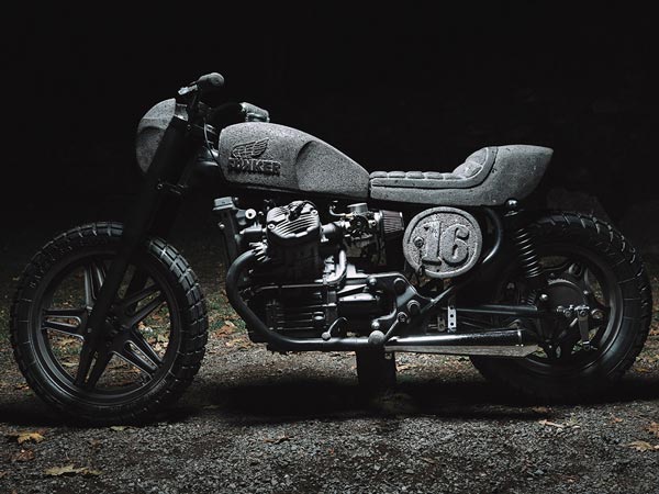 This Honda CX500 Is A Heavy Duty Motorcycle With Stone Bodywork