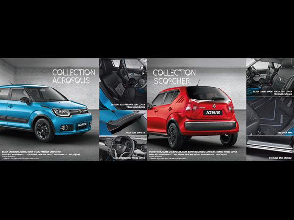 Maruti Suzuki Ignis Accessories List - Stand Out From The Crowd!