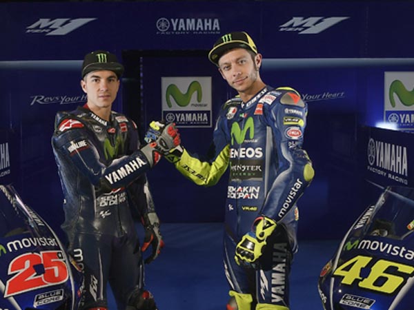 Valentino Rossi And Maverick Vinales Unveils 2017 Movistar Yamaha Racer