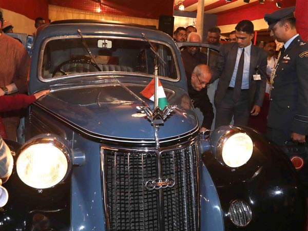 Subhash Chandra Bose’s Car Restored; Unveiled By President Pranab Mukherjee