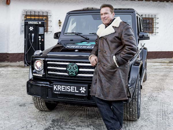 Arnold Schwarzenegger Reveals His New Electric Mercedes G-Wagen