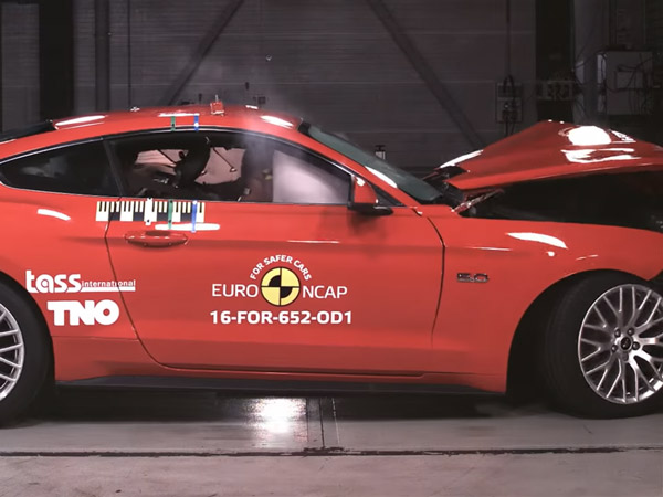 Ford Mustang Scores Poor Rating In Euro NCAP Crash Tests