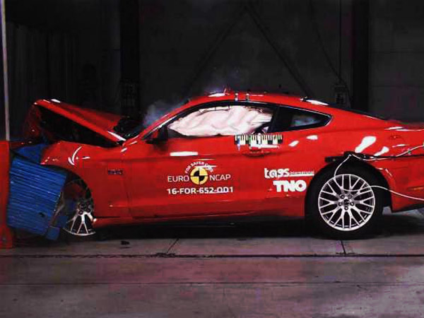 Ford Mustang Scores Poor Rating In Euro NCAP Crash Tests