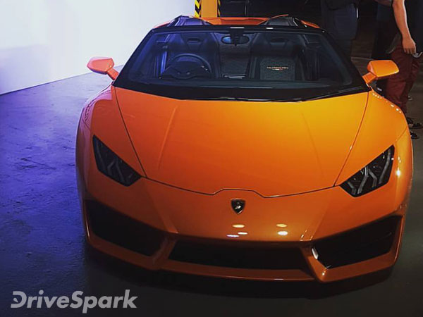 Lamborghini Huracan RWD Spyder Launched In India; Priced At Rs 3.45 Crore