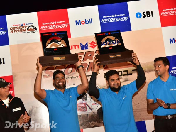 2017 Maruti Suzuki Desert Storm: Suresh Rana And CS Santosh Lead After Leg 3