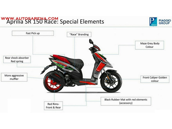 Aprilia SR 150 Race Edition Details; Soon To Launch In India