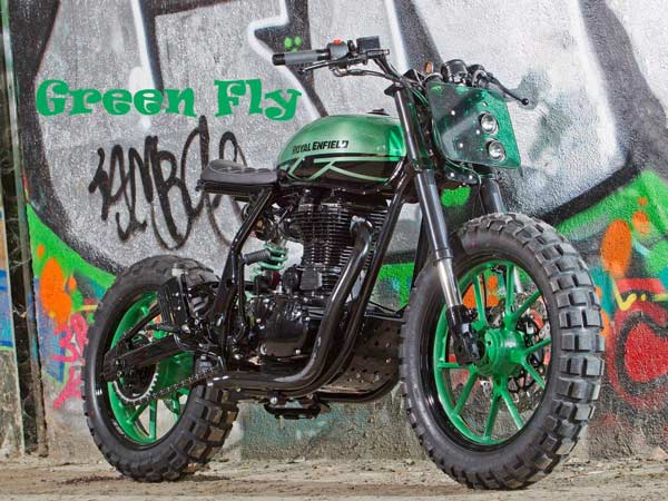 Royal Enfield Classic 500 ‘Green Fly’ Custom Bike Unveiled