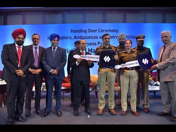 Haryana Police Department Presented With 13 New Maruti Suzuki Ertigas 