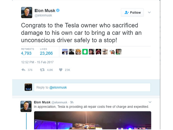 Tesla Will Fix German Hero's Crashed Model S Driver Free Of Charge