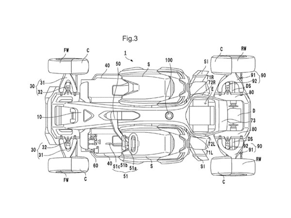 Honda Mid-Engine Sports Car Patent Filed Honda Mid-Engine Sports Car Patent Filed