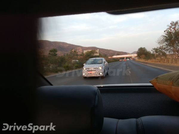 Spy Pics: Chevrolet Beat Essentia Spotted Testing