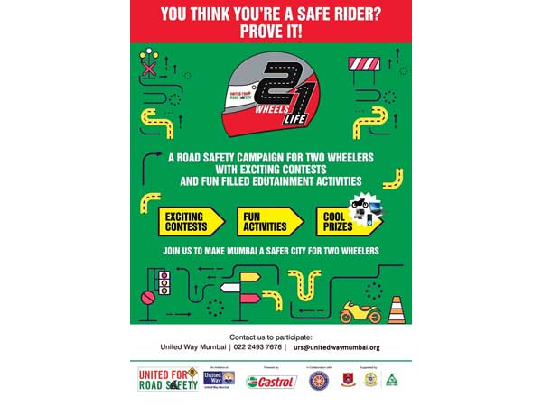 Two Wheels One Life — Road Safety Campaign Held Across India