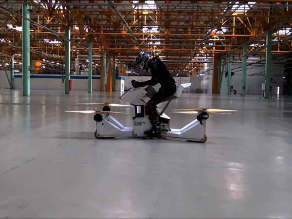 World's First Manned Hoverbike Scorpion 3 Tested
