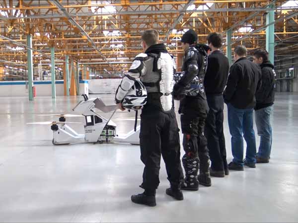 World's First Manned Hoverbike Scorpion 3 Tested