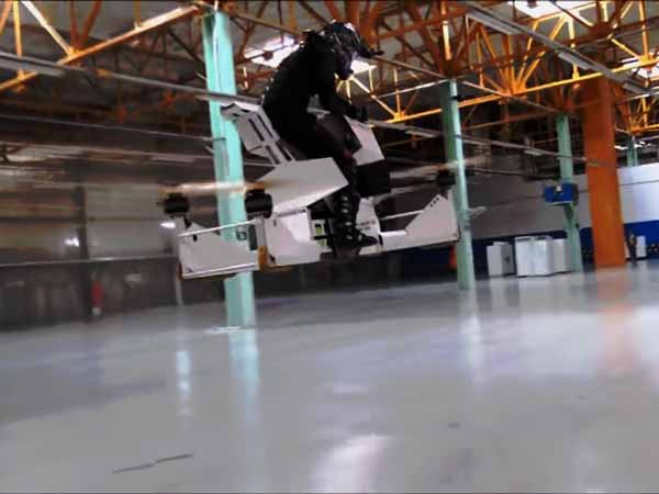 World's First Manned Hoverbike Scorpion 3 Tested