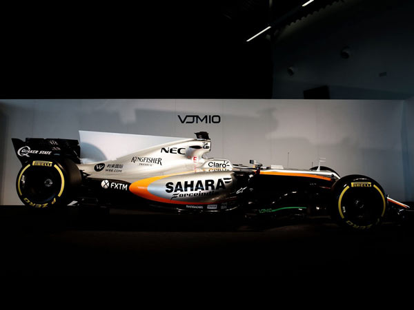 Force India Reveals The 2017 VJM10 Formula One Race Car