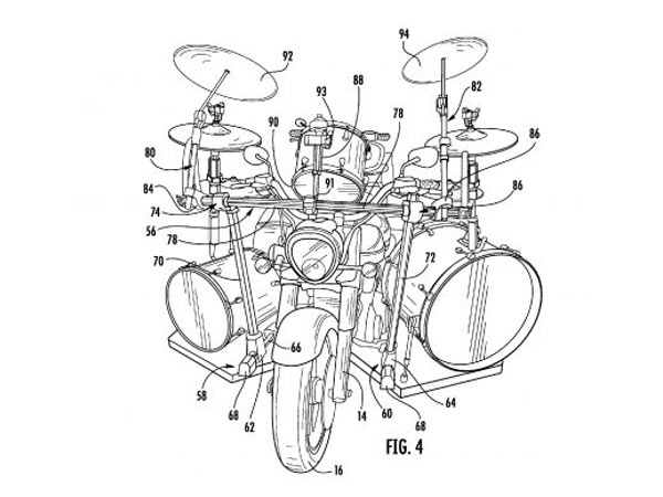 Yes. That's A Motorcycle Trike Drum Kit