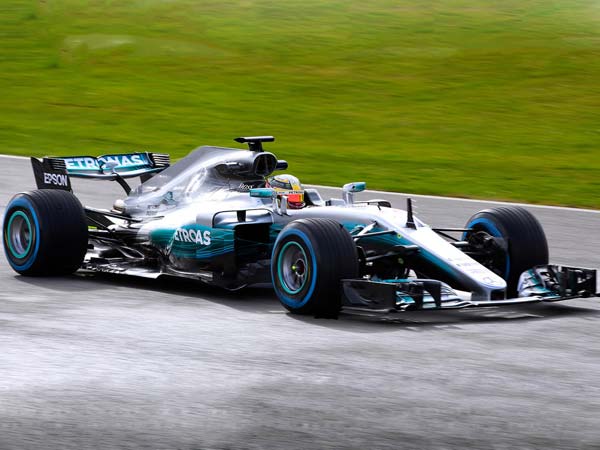 Mercedes Reveals The 2017 W08 EQ Power+ Formula 1 Car