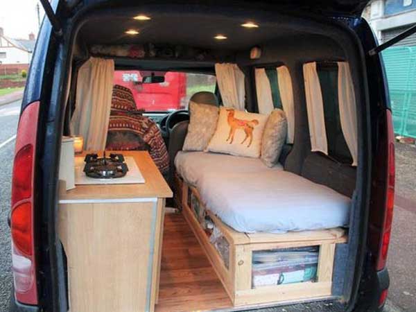 Marina Piro Customizes Her Van, Travels The World With Her Pup