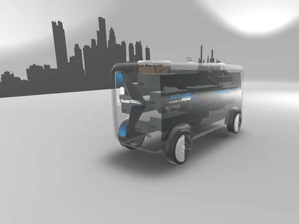 Ford’s ‘Autolivery’ Concept; Self-Driving Vans And Drones To Deliver Packages