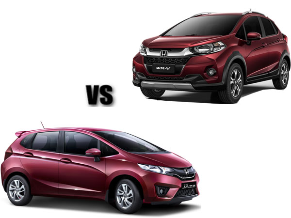 Honda WR-V vs Jazz