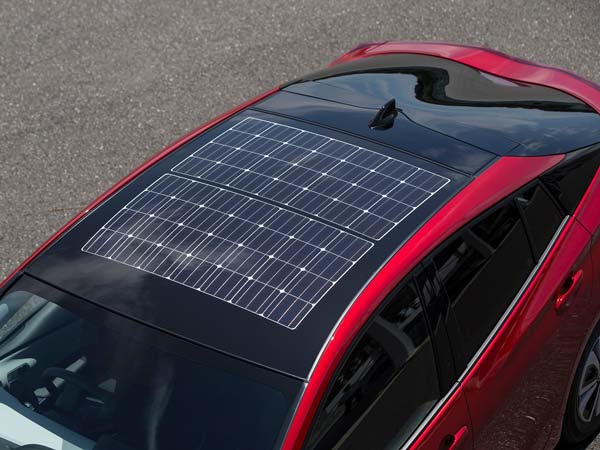Panasonic Showcases New Solar Roof For Toyota Prius Prime