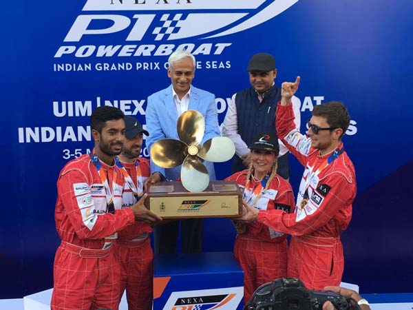 P1 Powerboat Indian GP: Baleno RS Booster Jet Team Crowned Champions